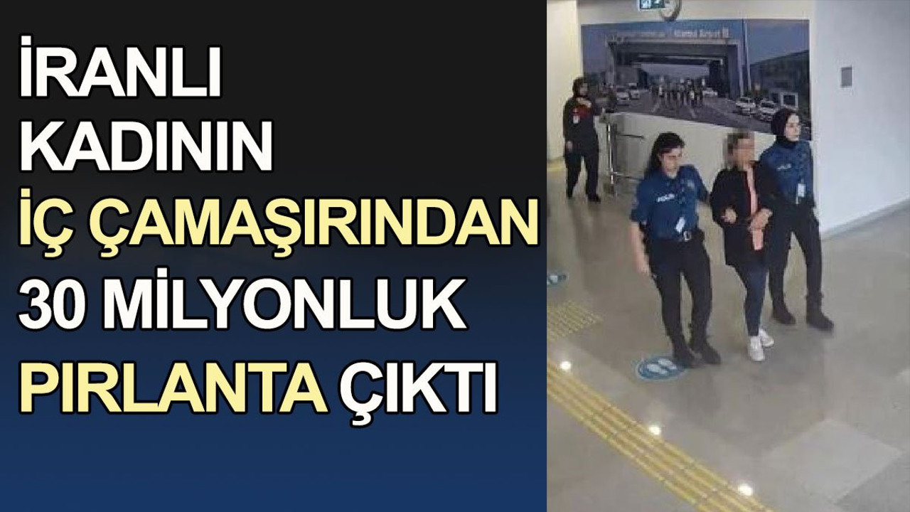 İranlı kadının iç çamaşırından servet çıktı