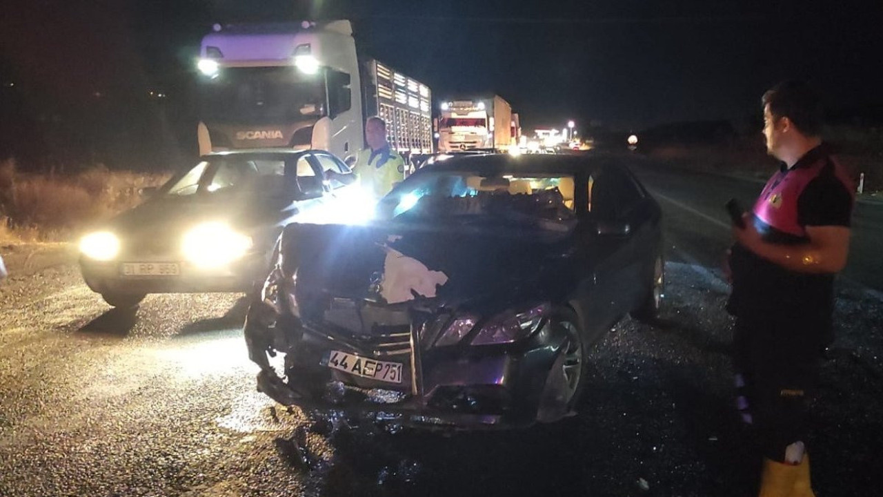 İki otomobil çarpıştı: 1 yaralı (19 Ağustos 2023)