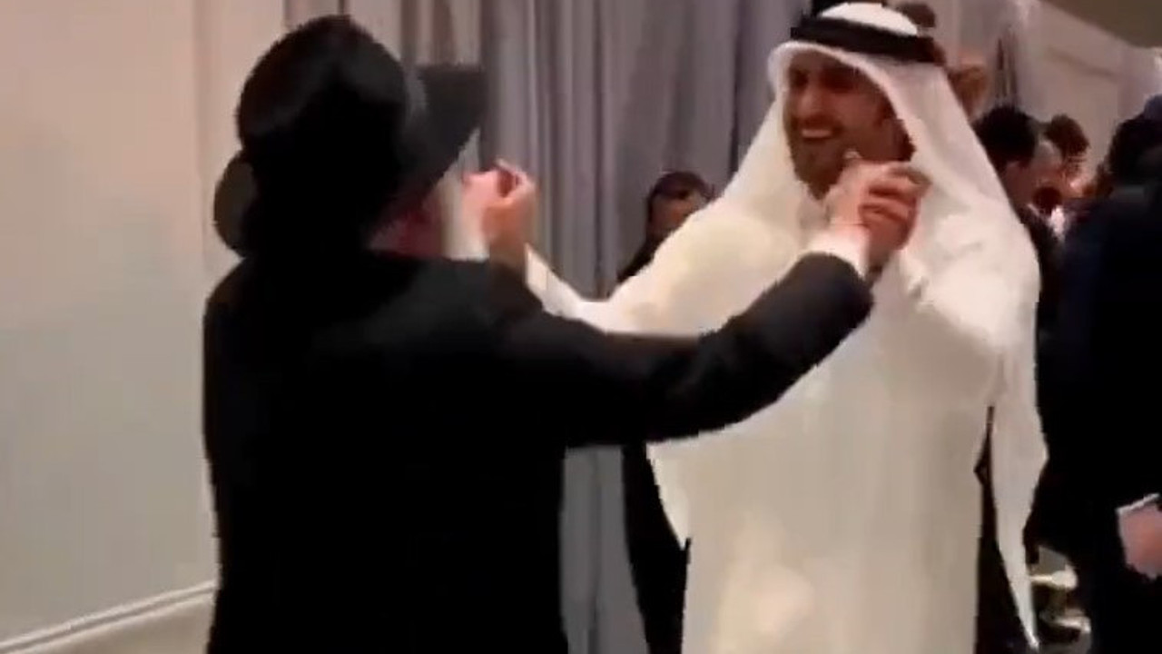 Yahudi ve Arapların dans görüntüsü dünya gündemine oturdu