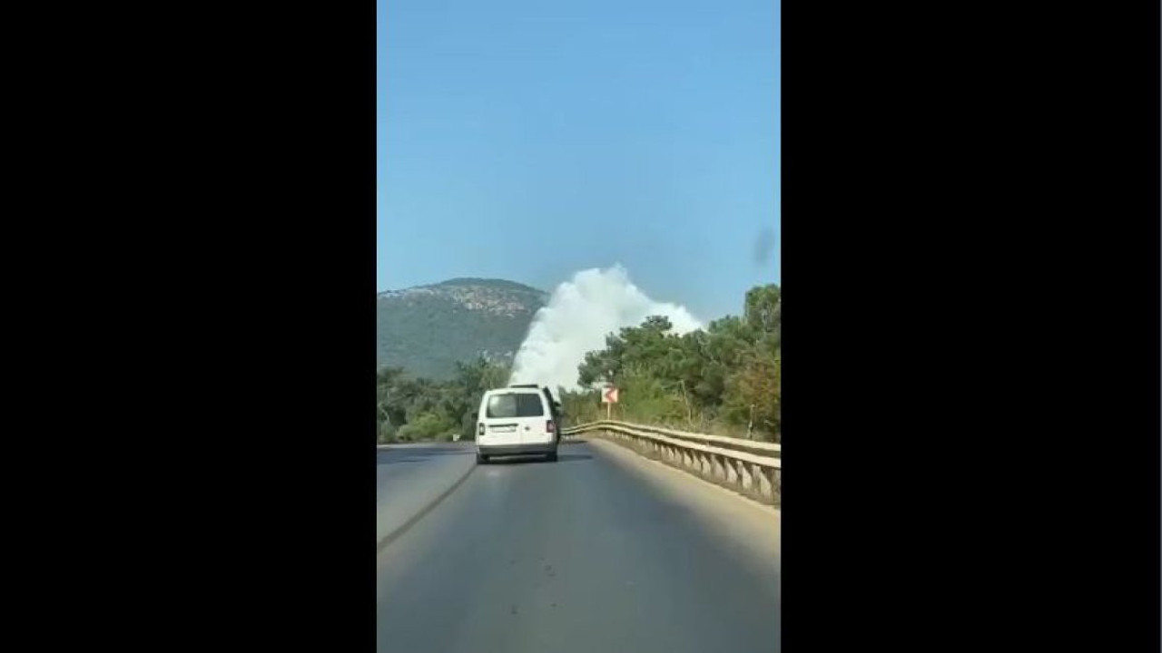 Bodrum’daki su hattı 3 bin 201’inci defa patladı. Su akar güldür güldür gel de yar beni güldür