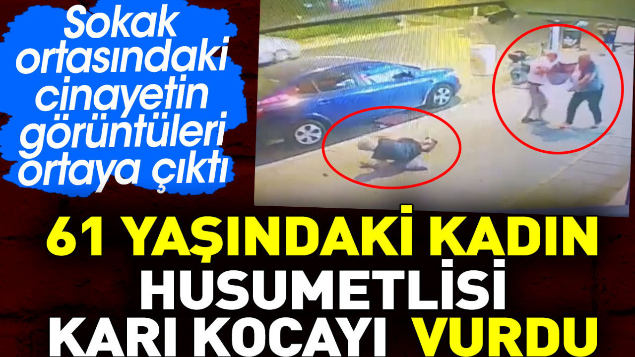 61 yaşındaki kadın husumetlisi karı kocayı vurdu. Sokak ortasındaki cinayetin görüntüleri ortaya çıktı