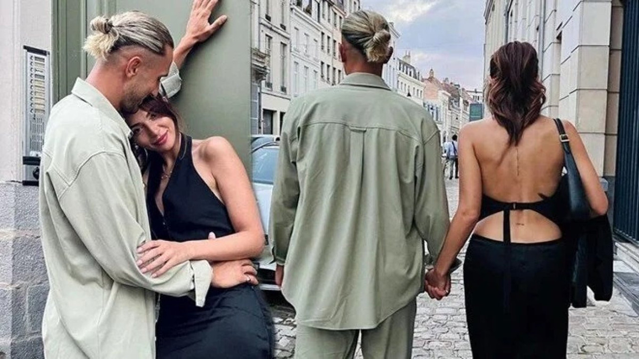 Melisa Aslı Pamuk ile Yusuf Yazıcı'dan ilk paylaşım geldi. Paris sokaklarında poz verdiler