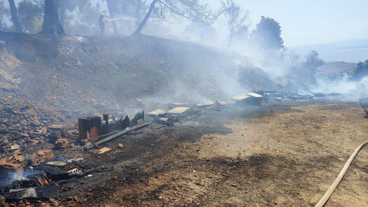 Kazdağları'nda çıkan orman yangını söndürüldü