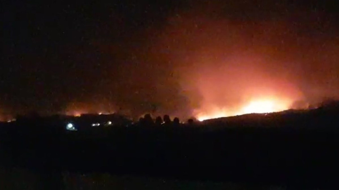 Çanakkale'de alevler şehir merkezine yaklaştı: 9 yerleşim yeri tahliye edildi