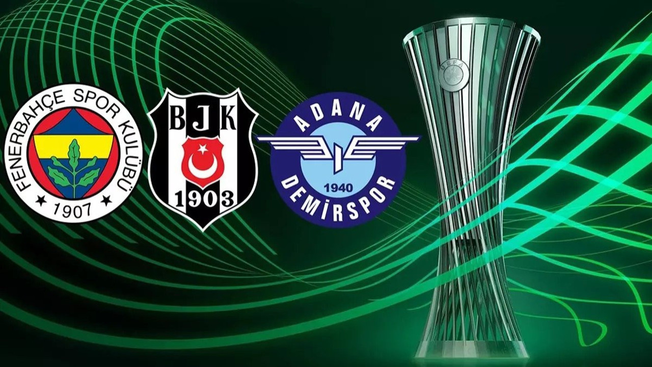 Konferans Ligi'nde 3 temsilicimiz bu akşam sahada. Maçları yayınlayacak kanallar belli oldu