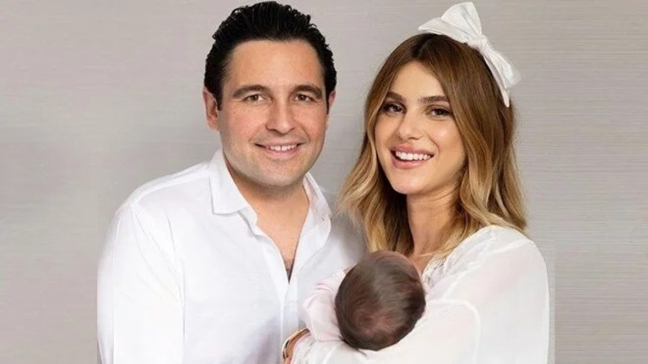 Nazlı Sabancı ve Hacı Sabancı çiftinden kızlarıyla ilk aile pozu geldi