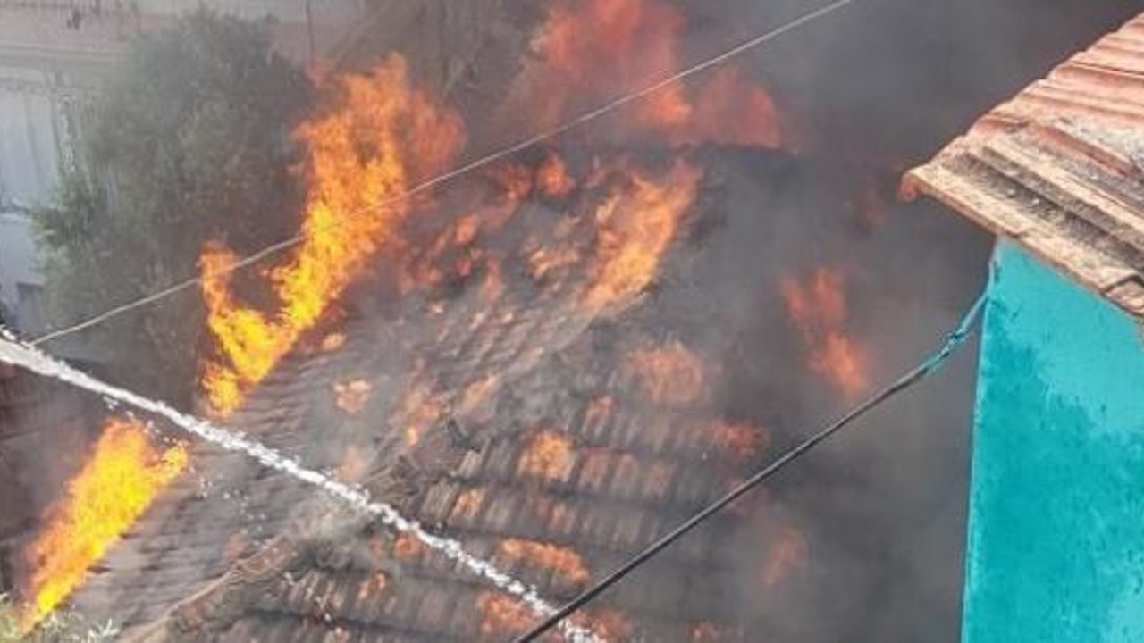 Yatalak çift yangın kurbanı