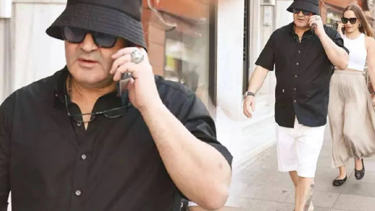 Tanınmamak için her yolu denedi. Şapkalı kamuflaj