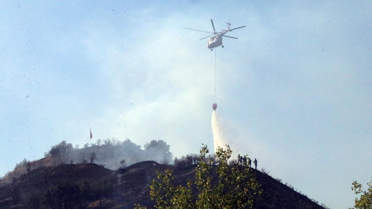 Çankırı'da orman yangını (26 Ağustos 2023)