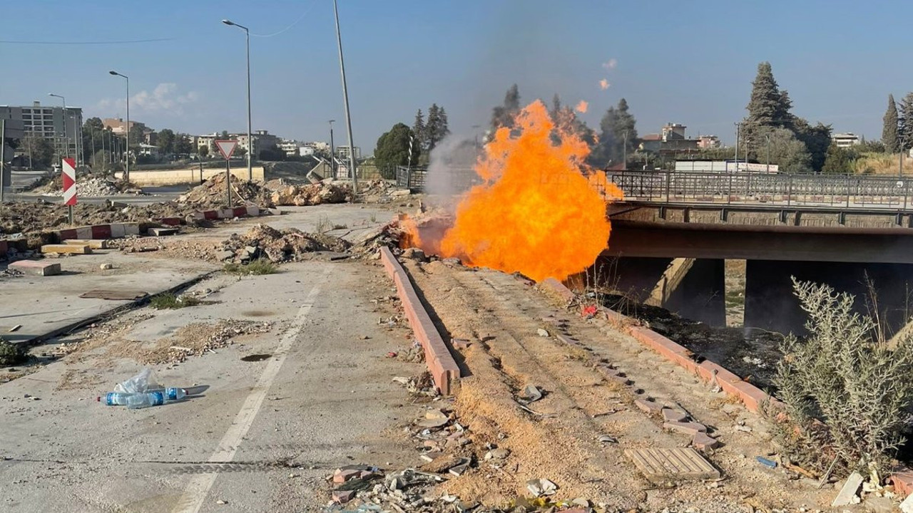 Hatay’da doğalgaz patlaması