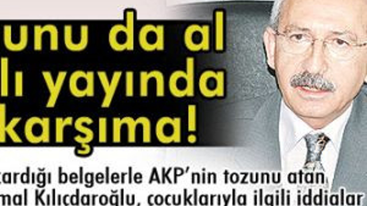 Oğlunu da al canlı yayında çık karşıma!