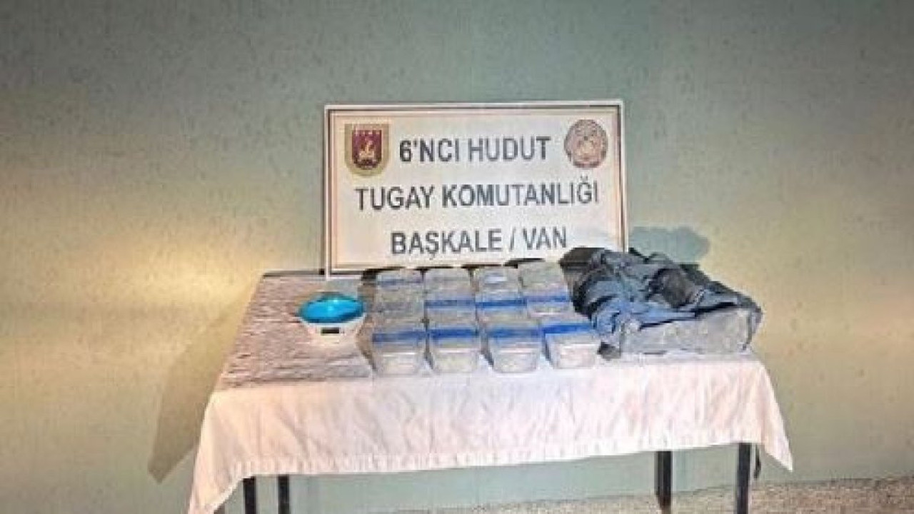 Sınır hattında 8 kilo 62 gram metamfetamin ele geçirildi