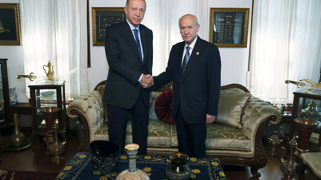 Erdoğan, Devlet Bahçeli görüşmesi başladı