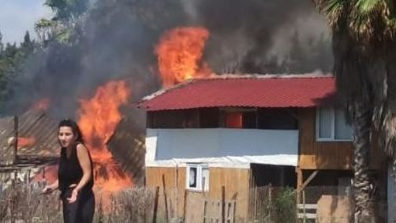 3 ev aynı anda yandı