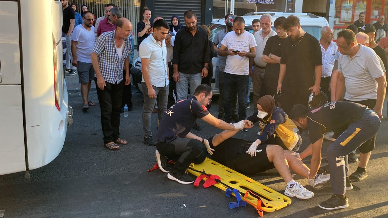 Çorlu’da trafik kazası: 1 yaralı