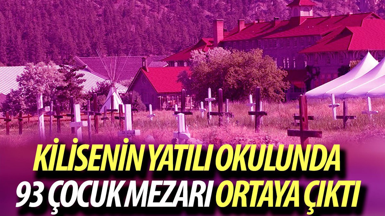 Kilisenin yatılı okulunda 93 çocuk mezarı ortaya çıktı