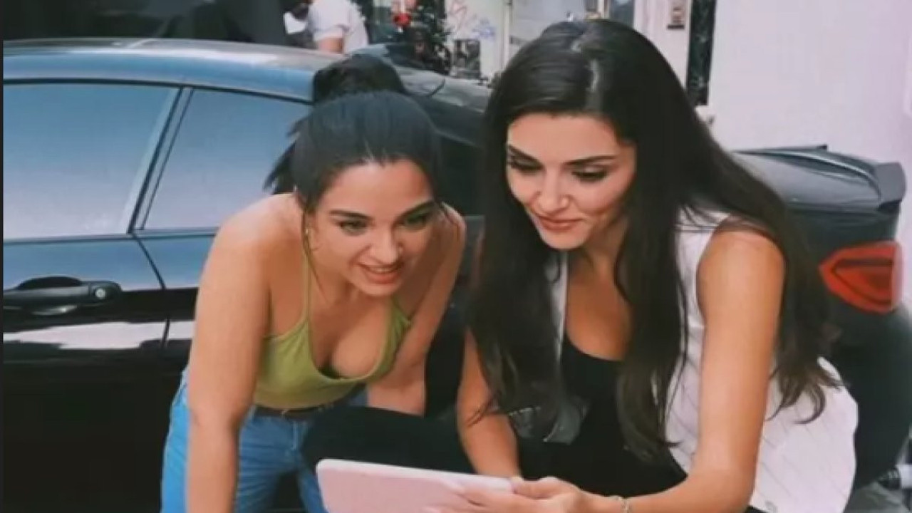 Hande Erçel Filenin Sultanları'nın heyecanını paylaştı