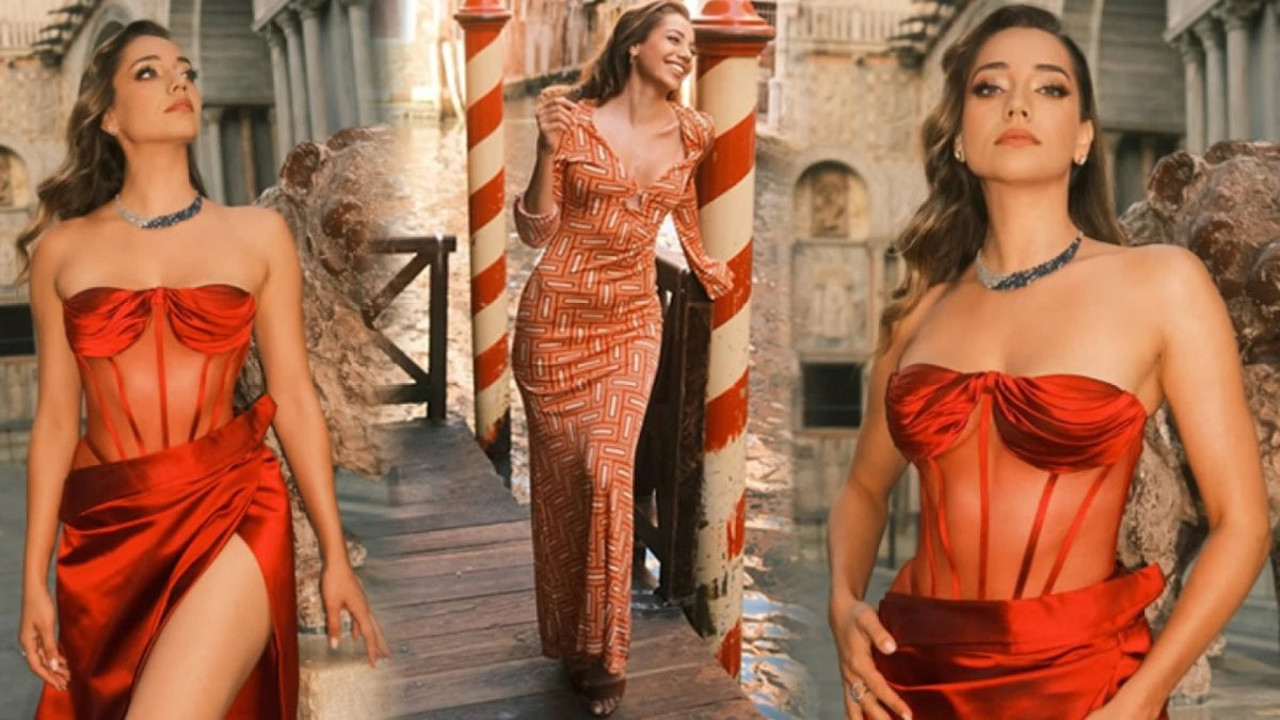 Özge Özacar’ın Venedik şıklığı göz kamaştırdı