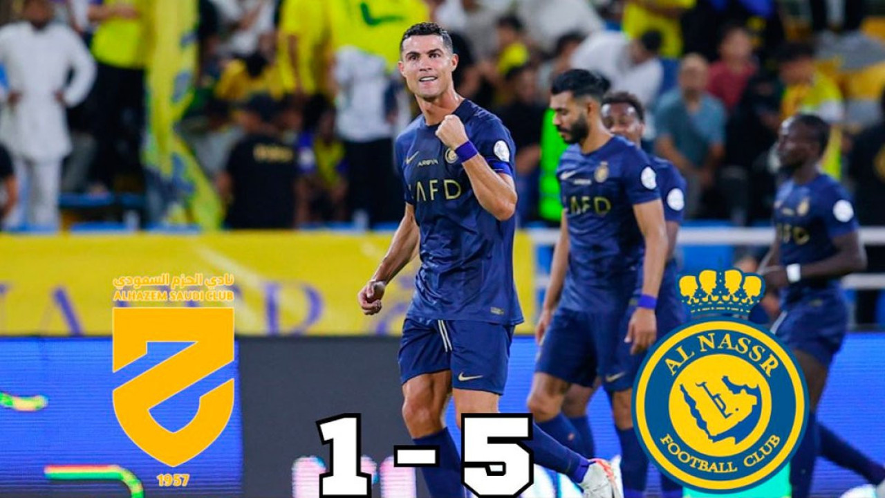 Cristiano Ronaldo 850. golünü Al Hazm'a attı