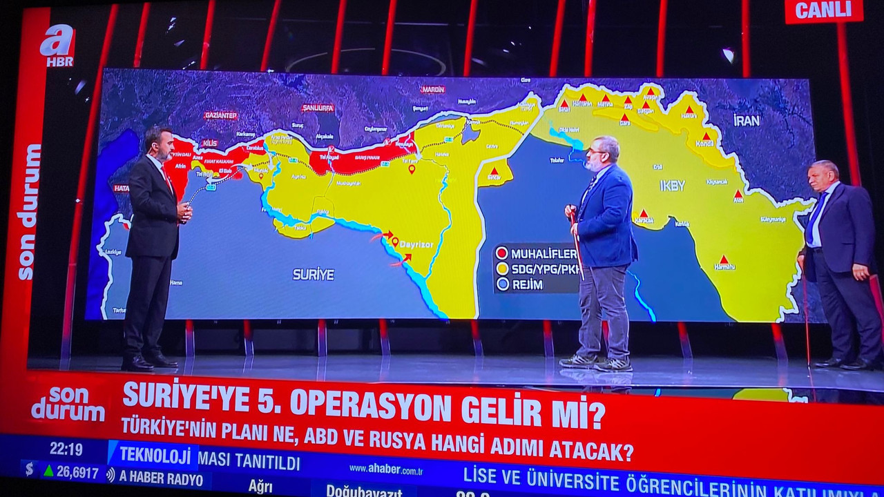 A Haber Kerkük'ü IKBY'nin parçası gibi gösterdi