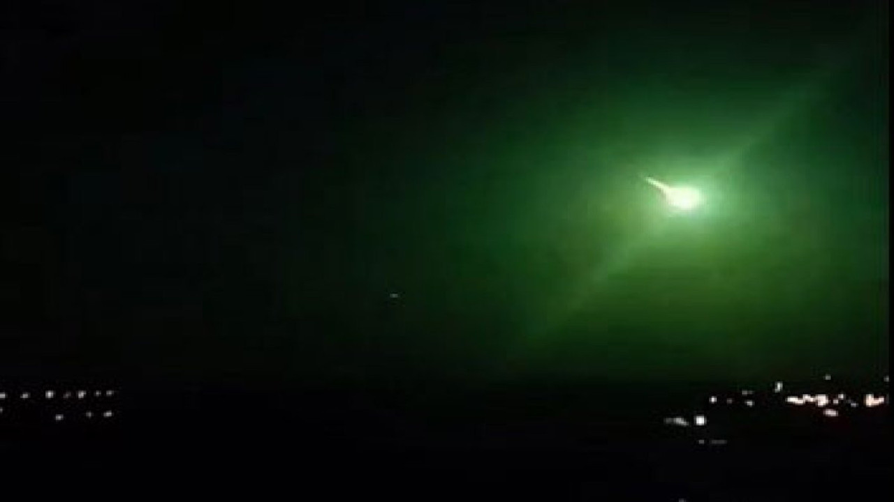 Türkiye'ye düşen göktaşına dair yeni görüntü