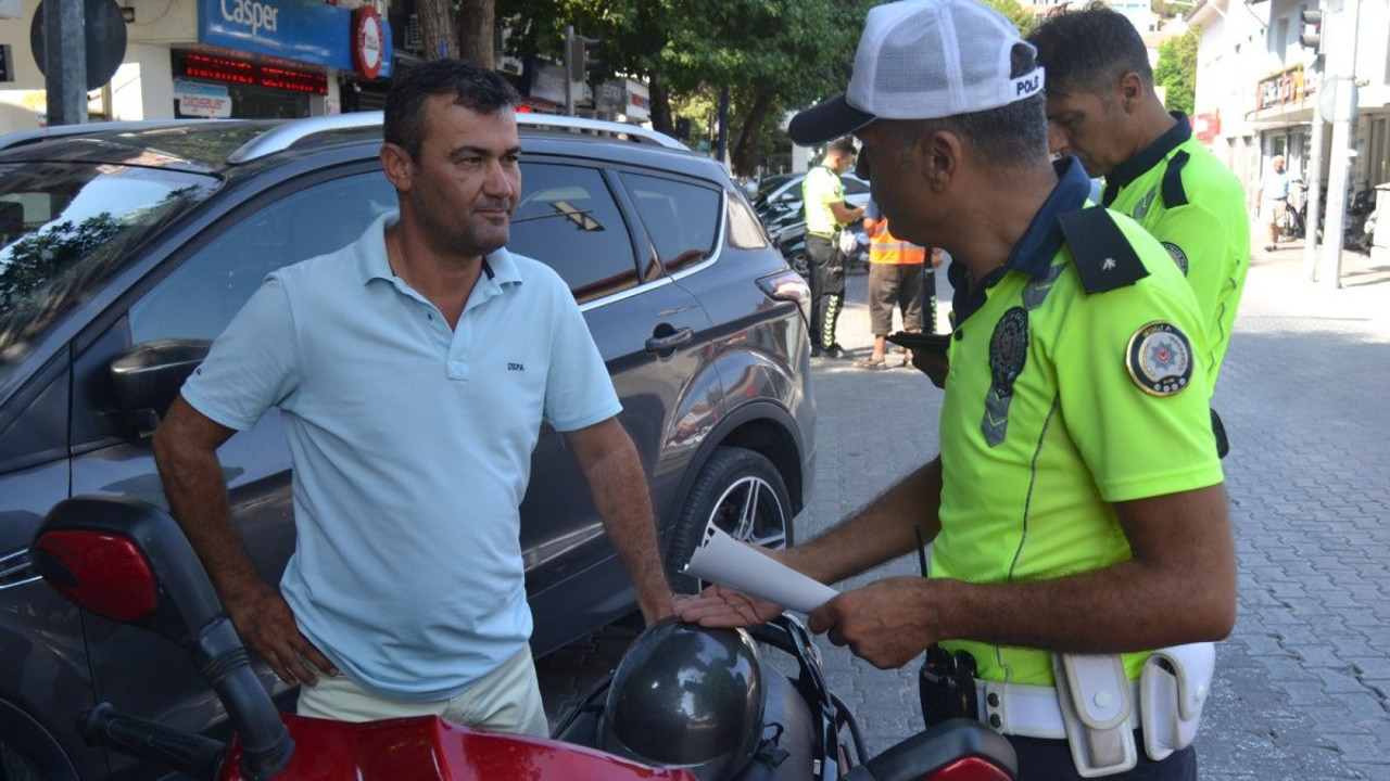 Fethiye’de motosiklet denetimi yapıldı