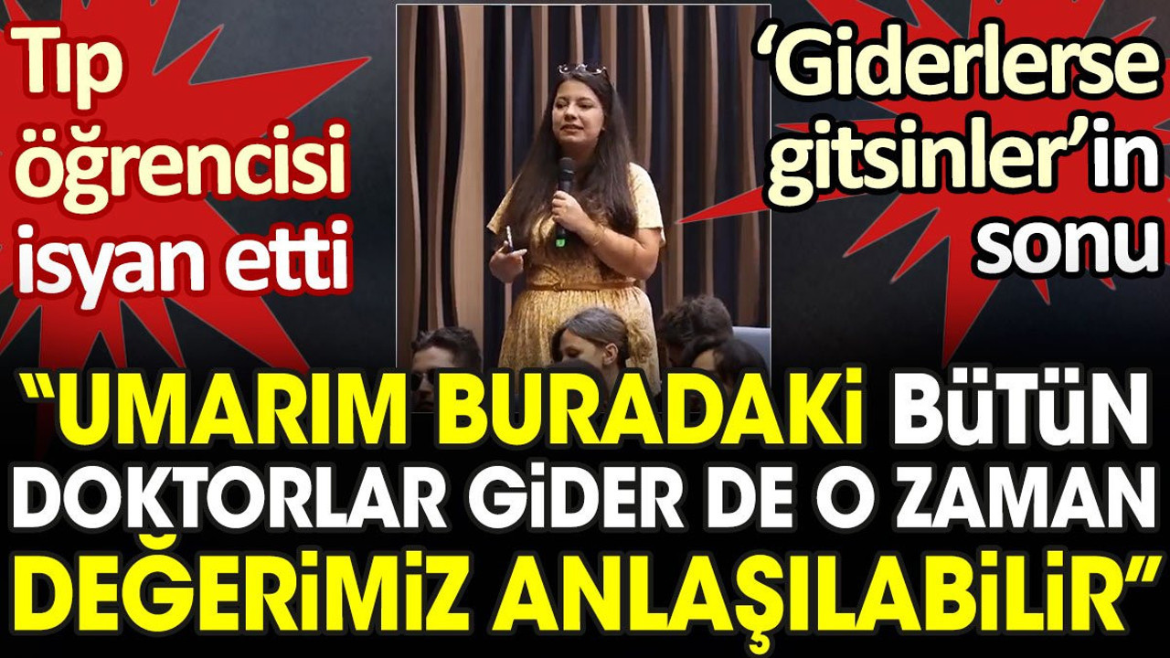 Tıp öğrencisi Oğuzhan Uğur’un programında isyan etti: Umarım bütün doktorlar gider