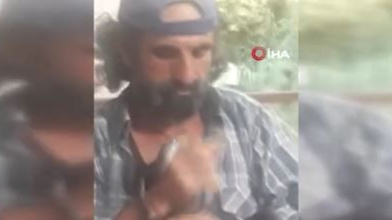 Yılanı kurtardı sonra yaptığı şok etti