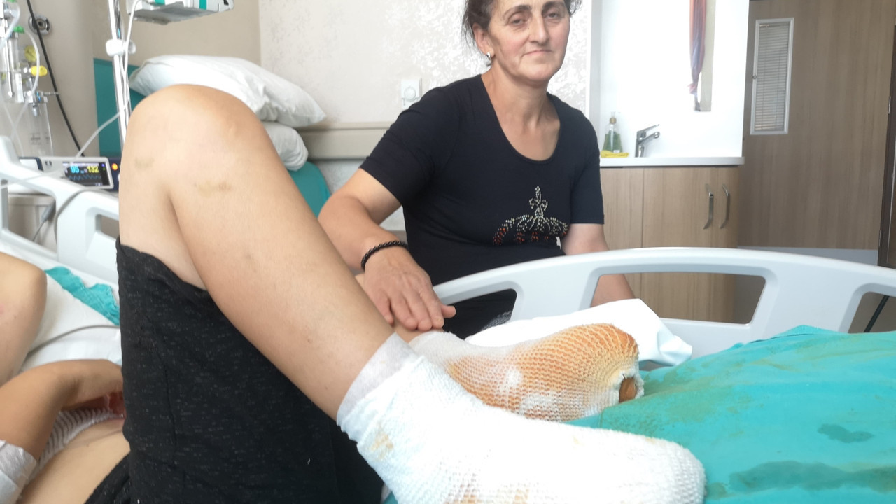 Elektrik akımına kapılan 8 yaşındaki çocuk ölümden döndü