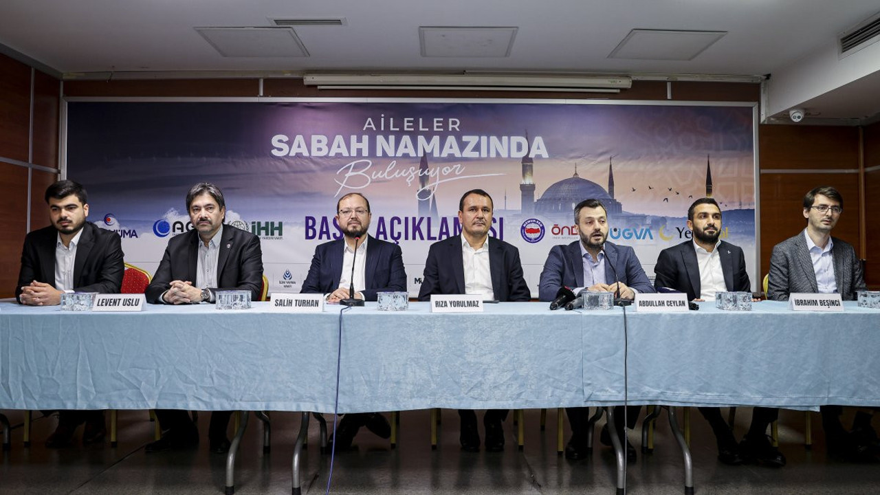 81 ilde gençler ve aileler pazar günü sabah namazında buluşacak