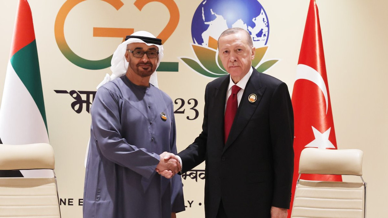 Erdoğan, BAE Devlet Başkanı Al Nahyan ile görüştü