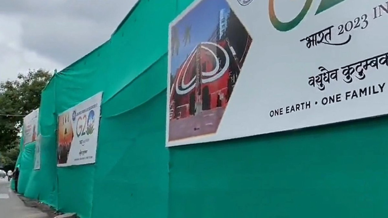 Hindistan’dan gecekondu mahallelerine yeşil perde. G20 Liderler Zirvesi’ne ev sahipliği yapmıştı