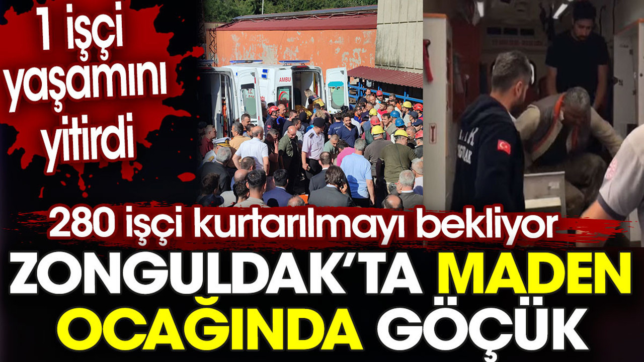 Zonguldak'ta maden ocağında göçük (13 Eylül 2023)