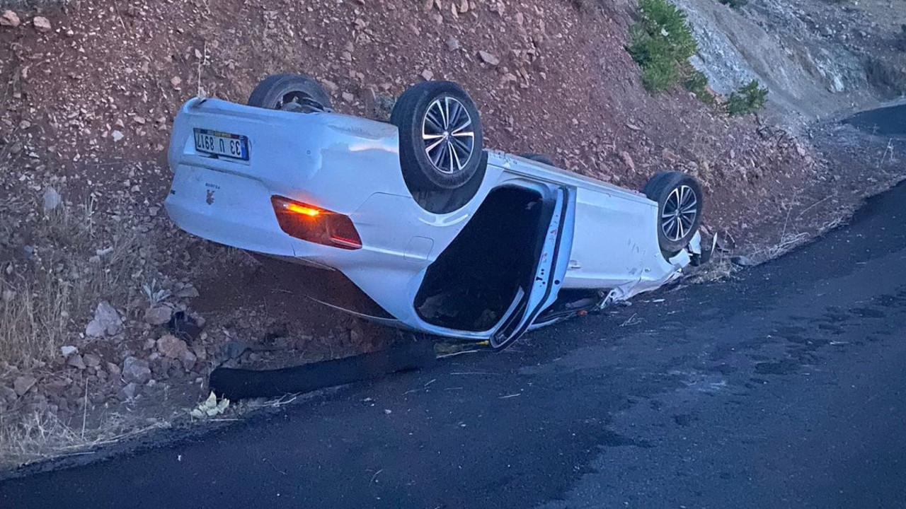 Adıyaman'da kontrolden çıkan araç takla attı: 6 yaralı