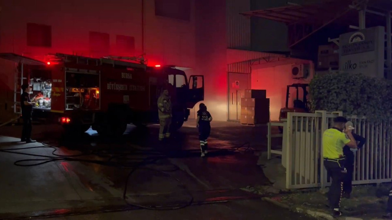 İplik fabrikasında yangın