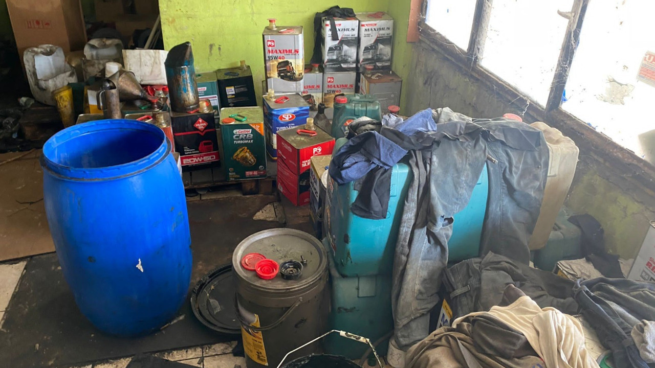 7 bin litre kaçak akaryakıt ele geçirildi