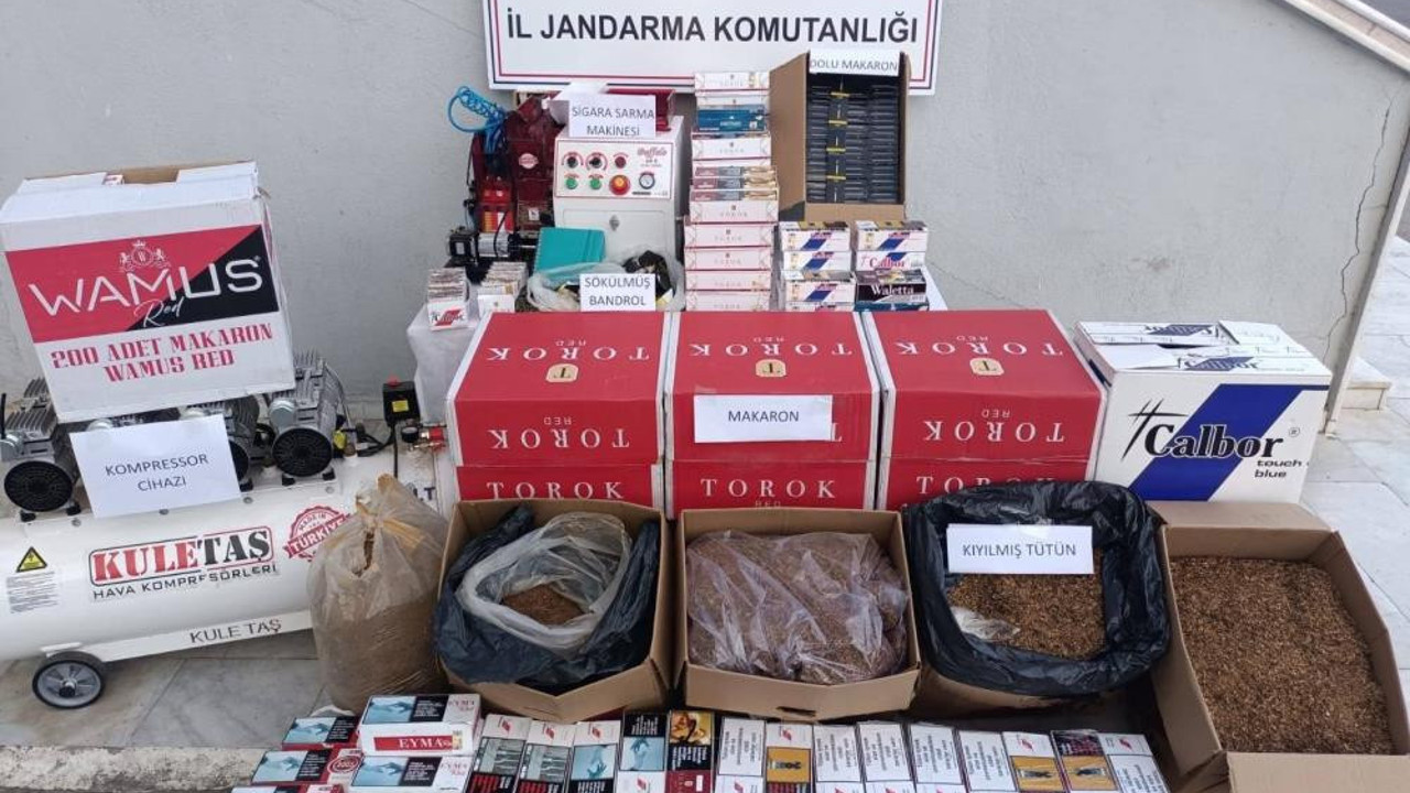 96 bin makaron ele geçirildi