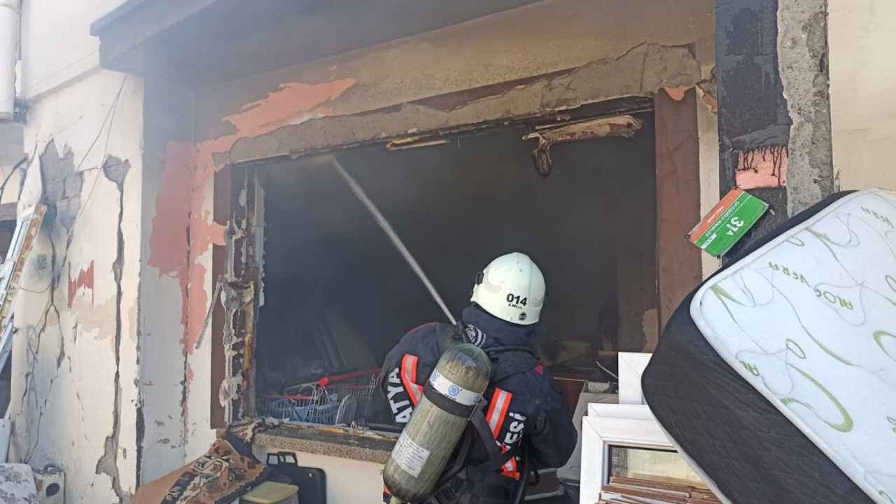 Malatya’da ev yangını