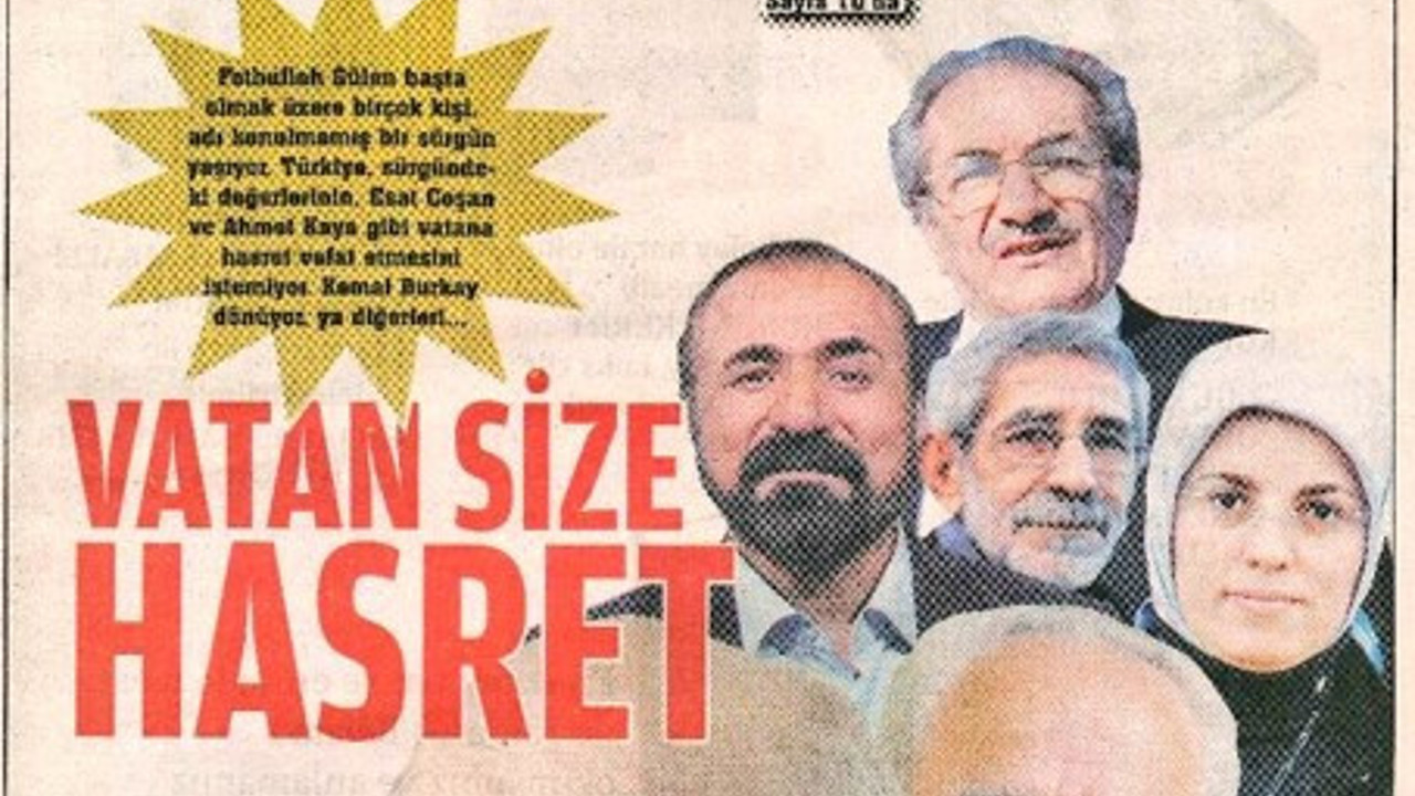 Araplara "Tek milletiz" mesajı yayınlatan Gerçek Hayat FETÖ elebaşı için "Vatan Size Hasret" kapağıyla çıkmış