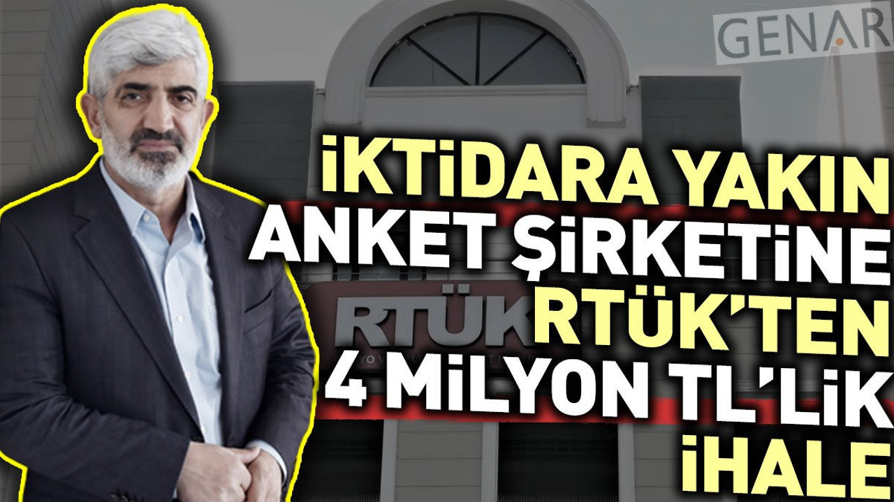 İktidara yakın anket şirketine RTÜK'ten 4 milyon TL'lik ihale