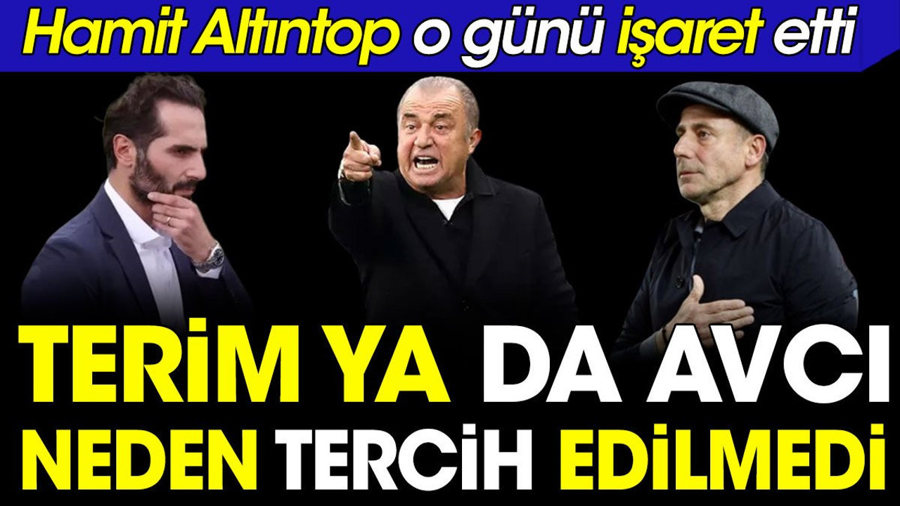 Fatih Terim Milli Takım'ın başına neden getirilmedi. Hamit Altıntop açıkladı