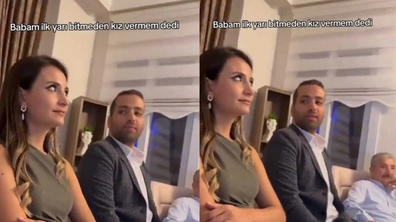 Koyu Fenerbahçeli bir baba, kız isteme esnasında "ilk yarı bitmeden kızı vermem" dedi