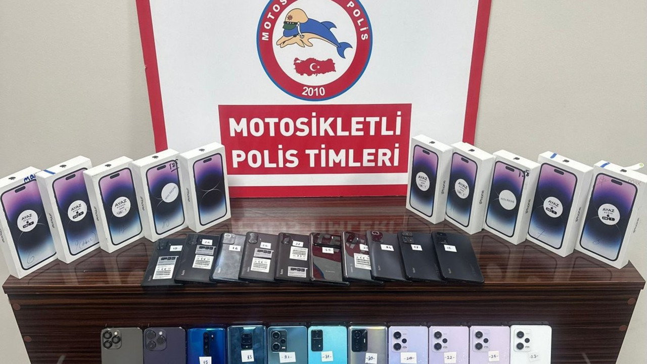 1 milyon TL değerinde 31 adet kaçak telefon ele geçirildi