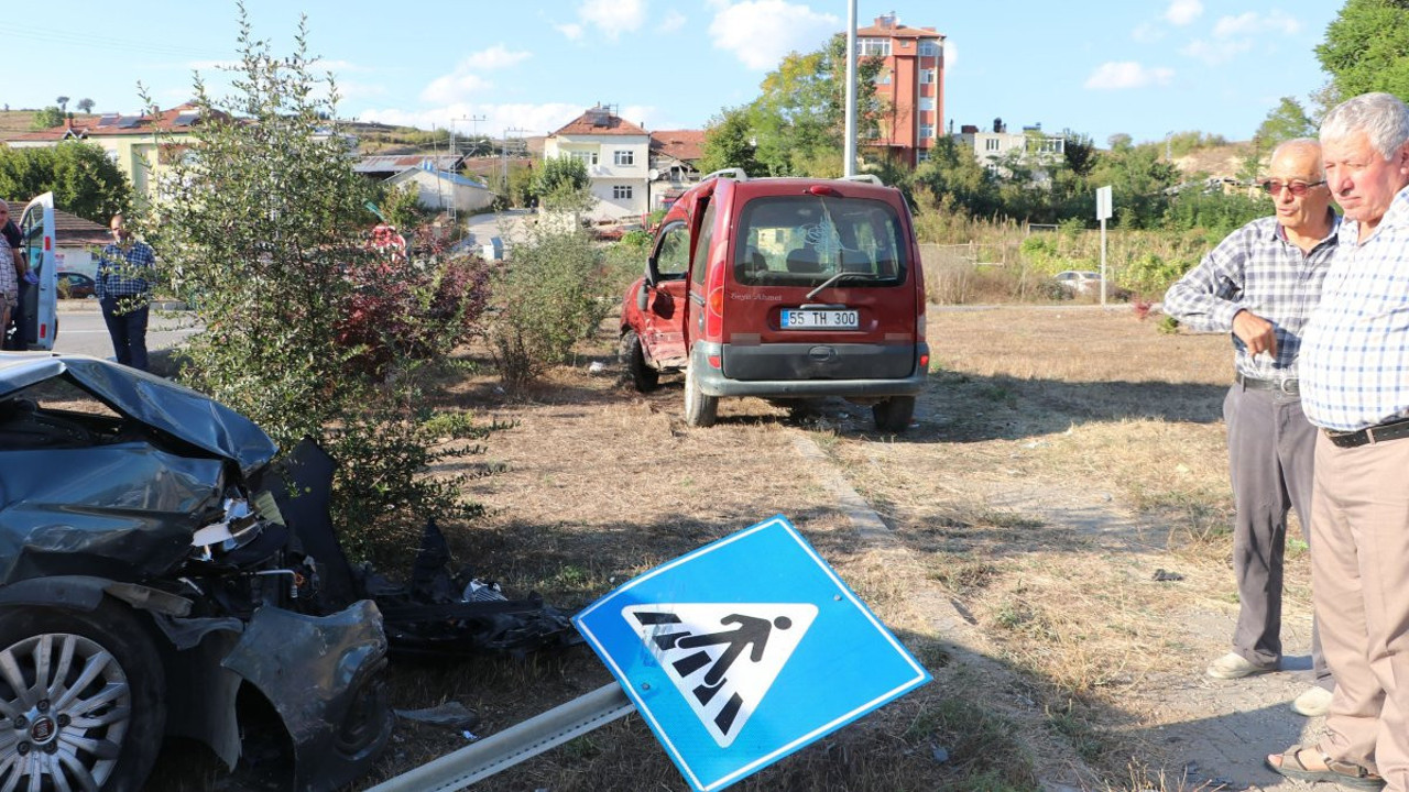 Samsun’da trafik kazası: 3 yaralı