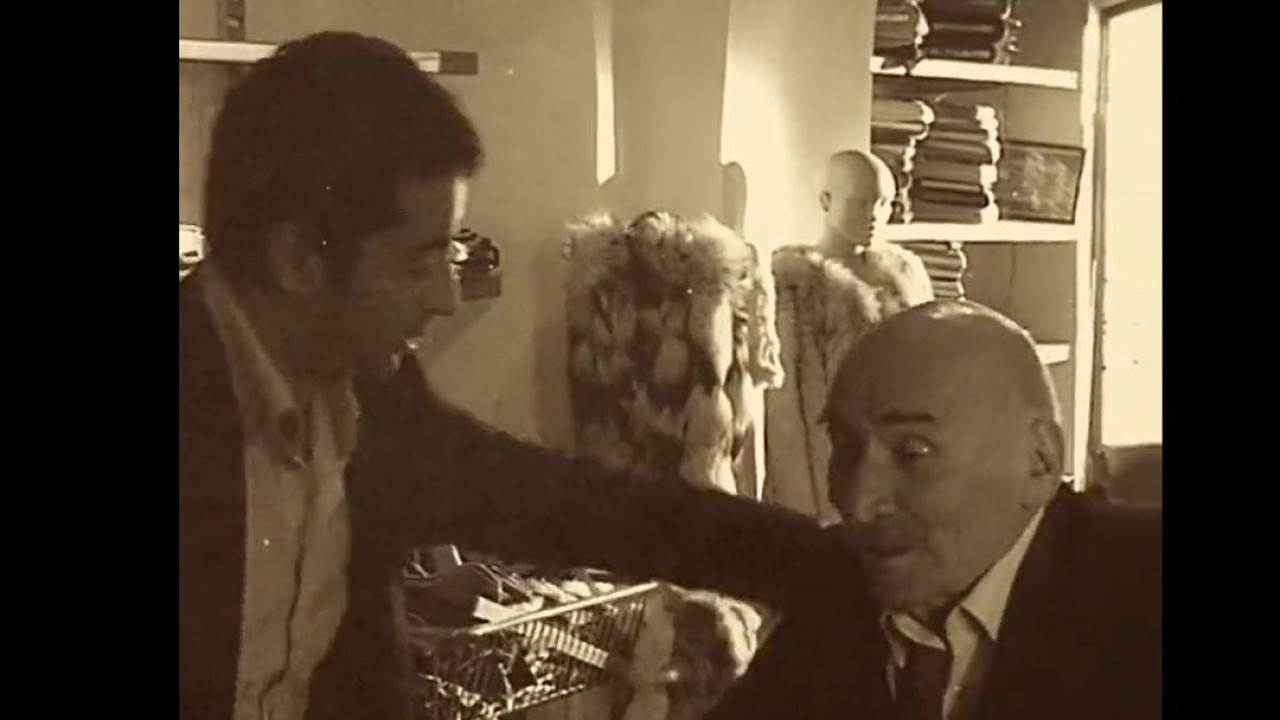 Kenan İmirzalıoğlu ile Tuncel Kurtiz'in ilk kez yayınlanan görüntüsü