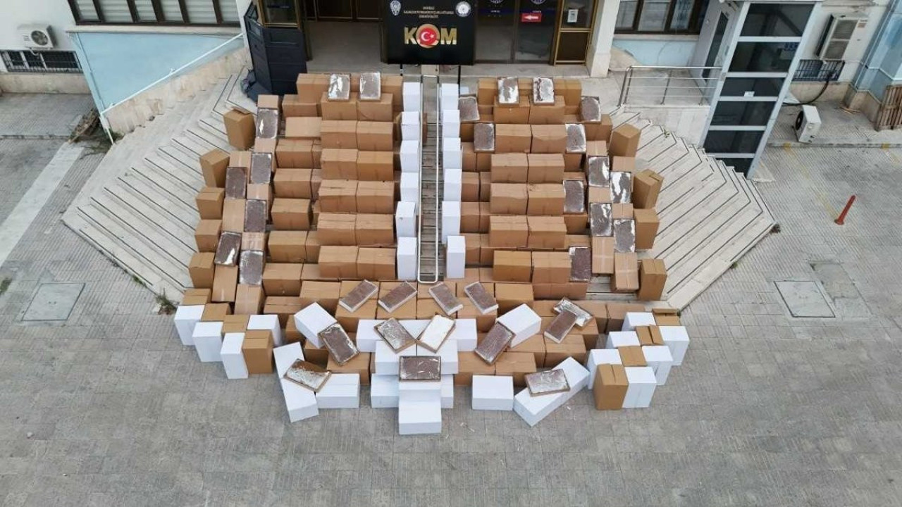 Dev sigara operasyonu. Milyonlarca sigaraya el konuldu