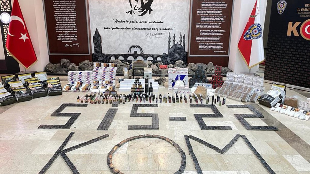 Edirne'de ele geçirildi! Tam 47 bin 460 adet