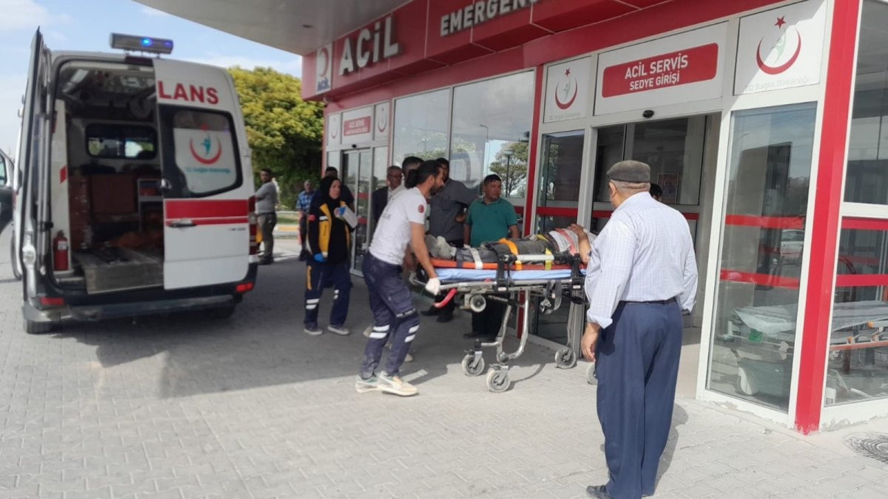 Konya’da inşaattan düşen işçi yaralandı