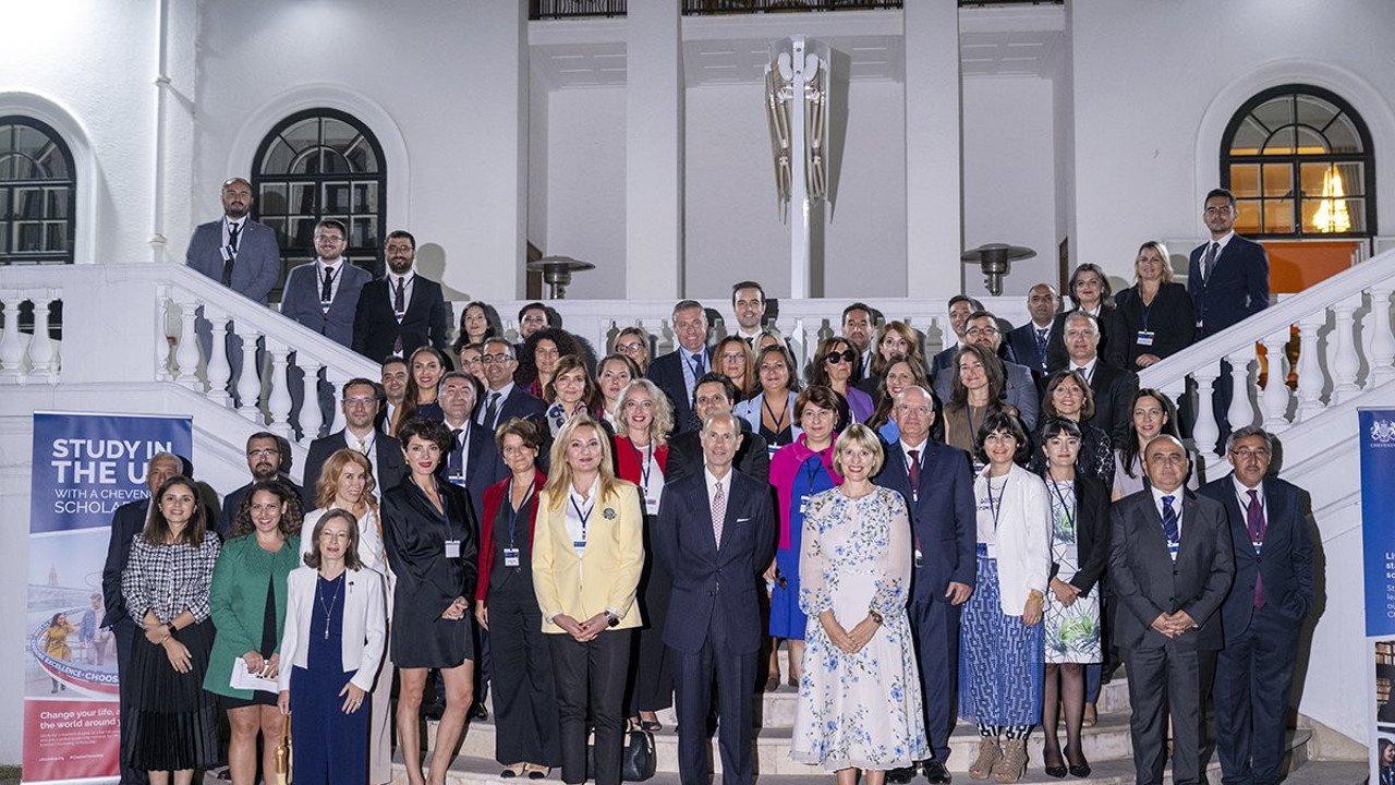 Prens Edward Chevening Burs Programı'nın 40. yılı resepsiyonuna katıldı
