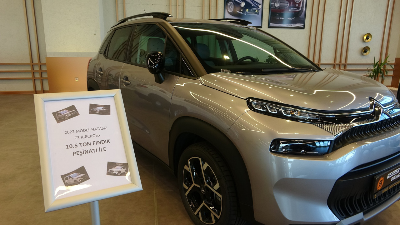 Giresunlu firma fındıkla araç satışına başladı